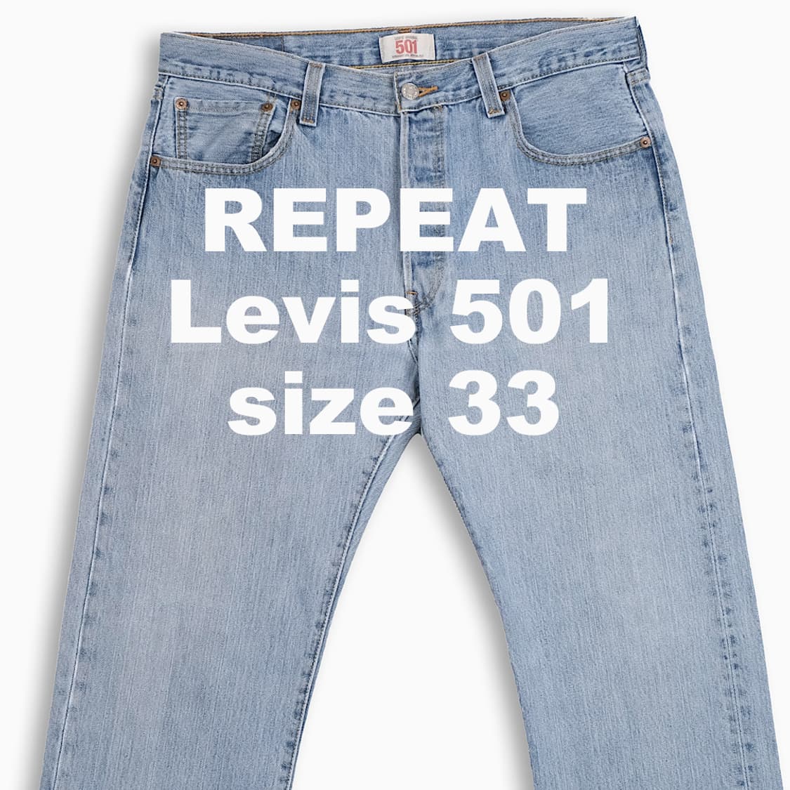 빈티지 리바이스 501 연청 33 인치 LV5013570 상품이미지1