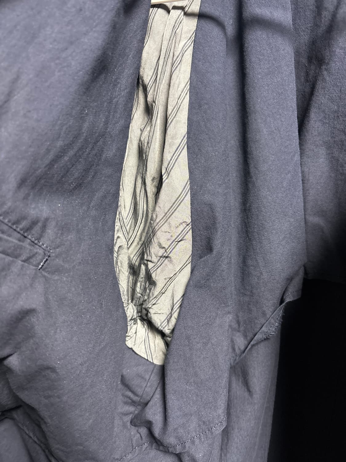 꼼데가르송 옴므 코트 네이비 m 상품이미지4