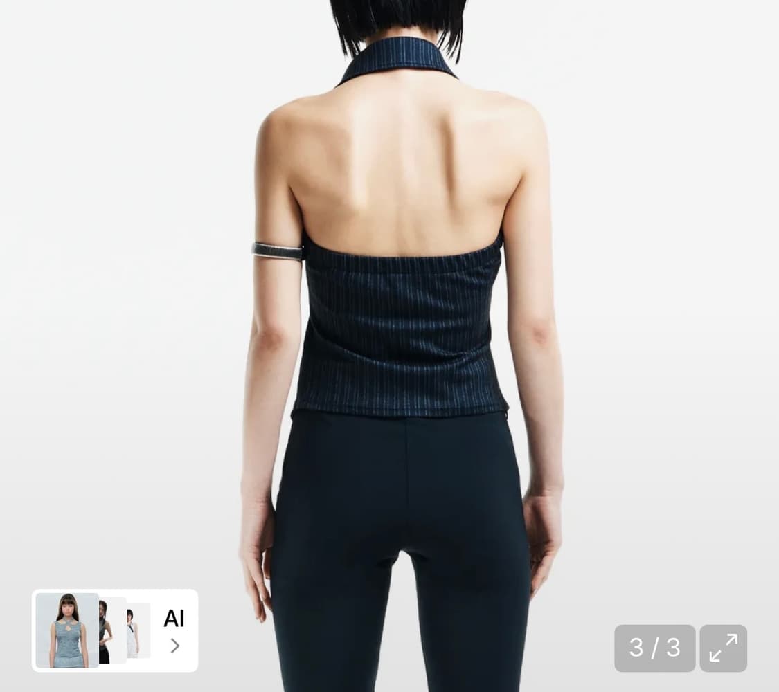Kyo 홀터넥 나시 상품이미지3