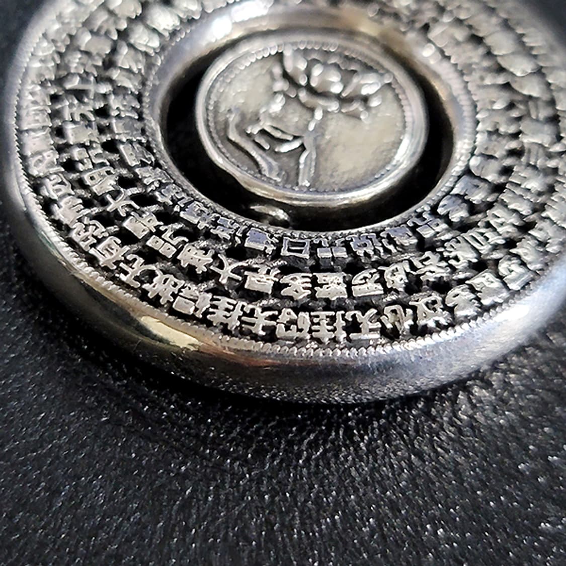 연심 백동 펜던트 엔틱 선물 연꽃 불교 남자 목걸이 상품이미지2