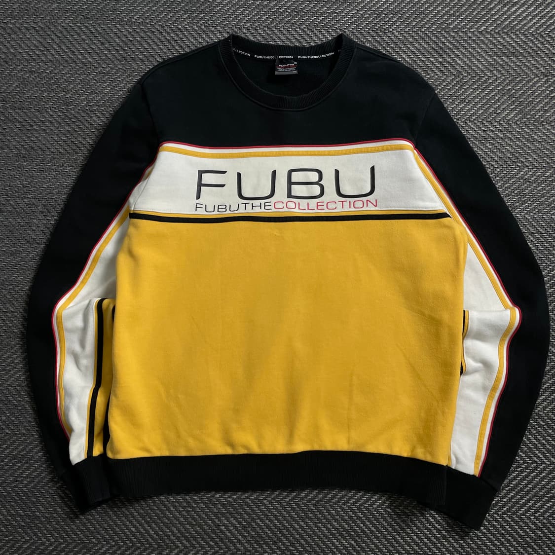 00s 후부 올드스쿨 빅로고 배색 스웻 셔츠 맨투맨 y 4090 상품이미지2