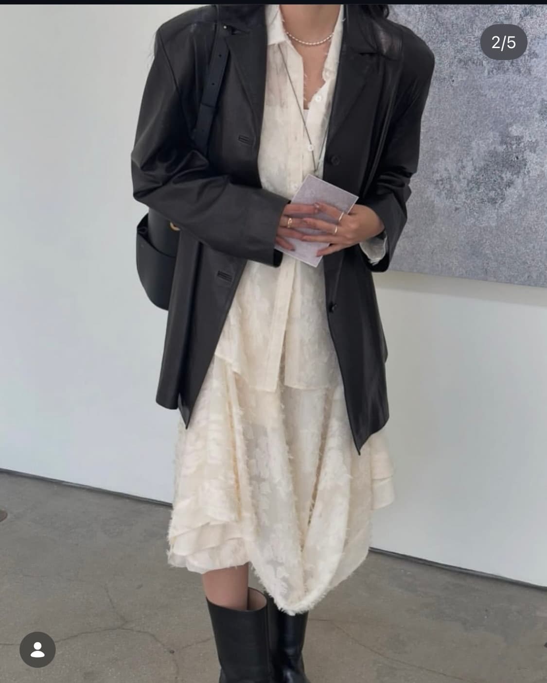 에핑글러 자카드 드레이프 스커트 상품이미지1