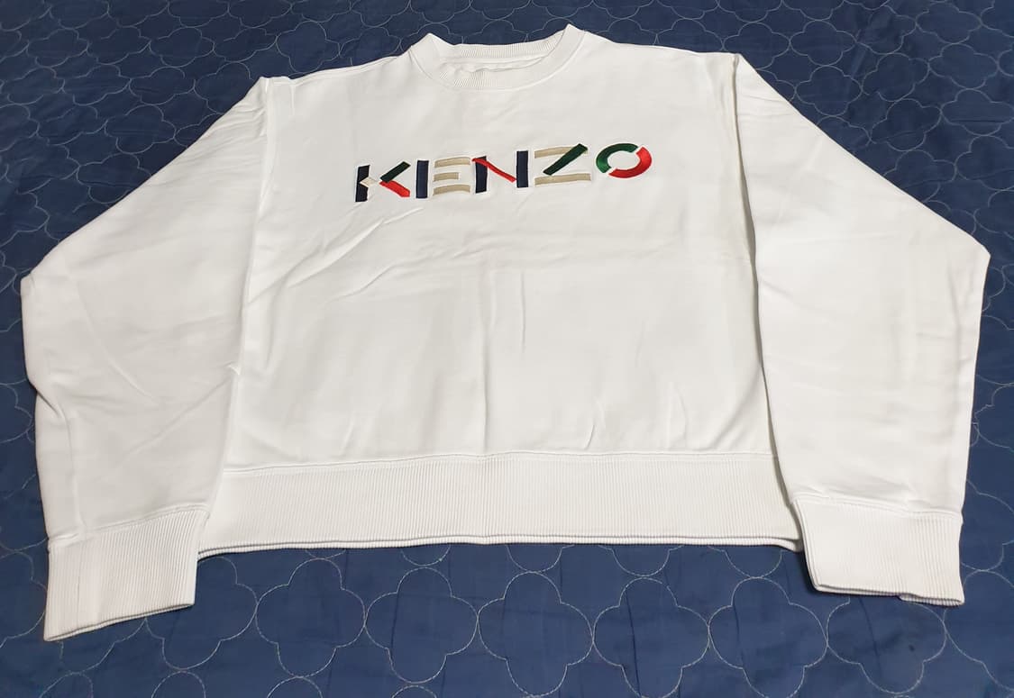 (해외발매) 겐조 20FW 레터링 자수로고 크루넥 기모맨투맨 (M) 상품이미지2