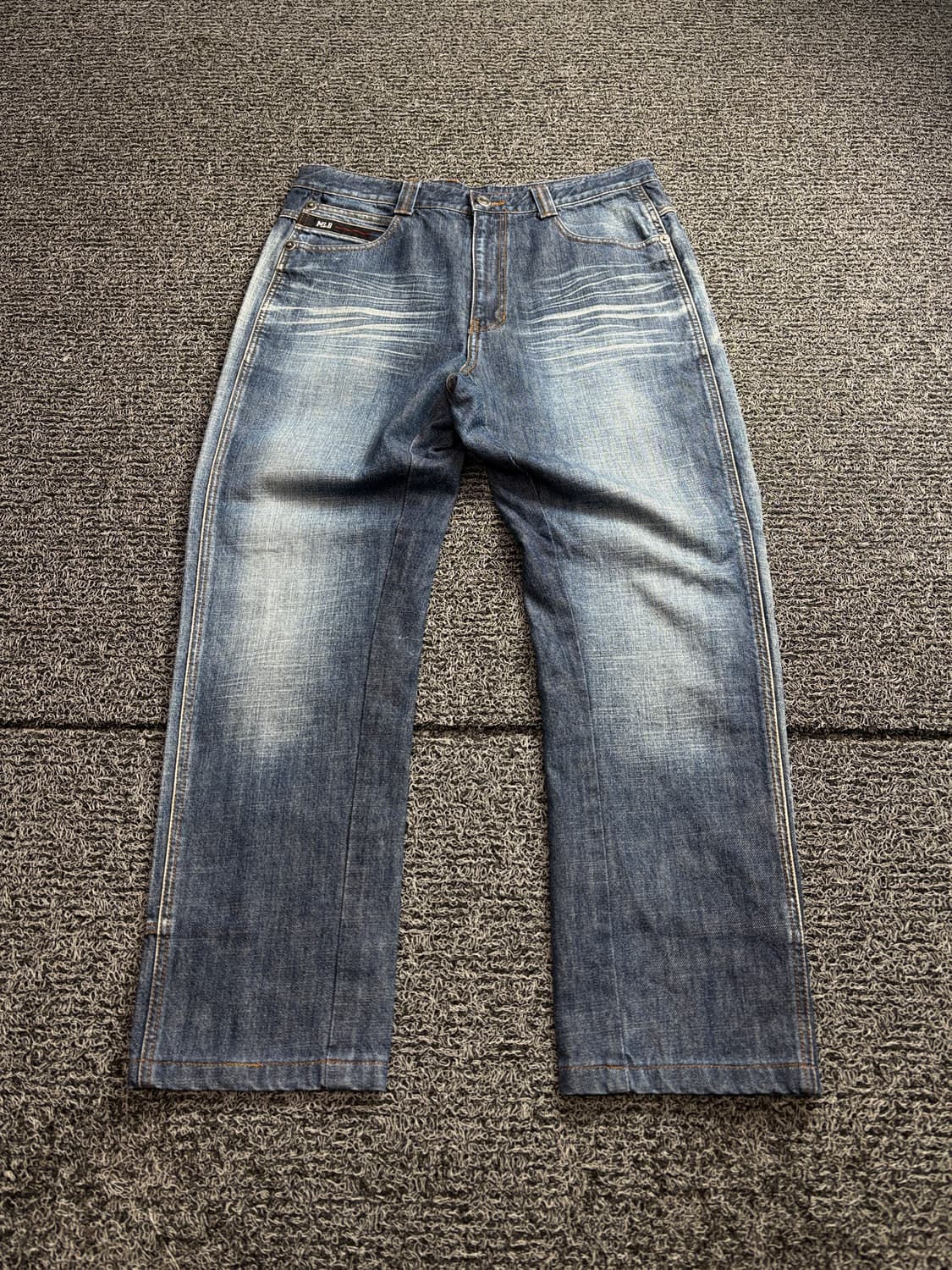 00s MLB 양키스 멀티 자수 디테일 데님 팬츠 2567 상품이미지2