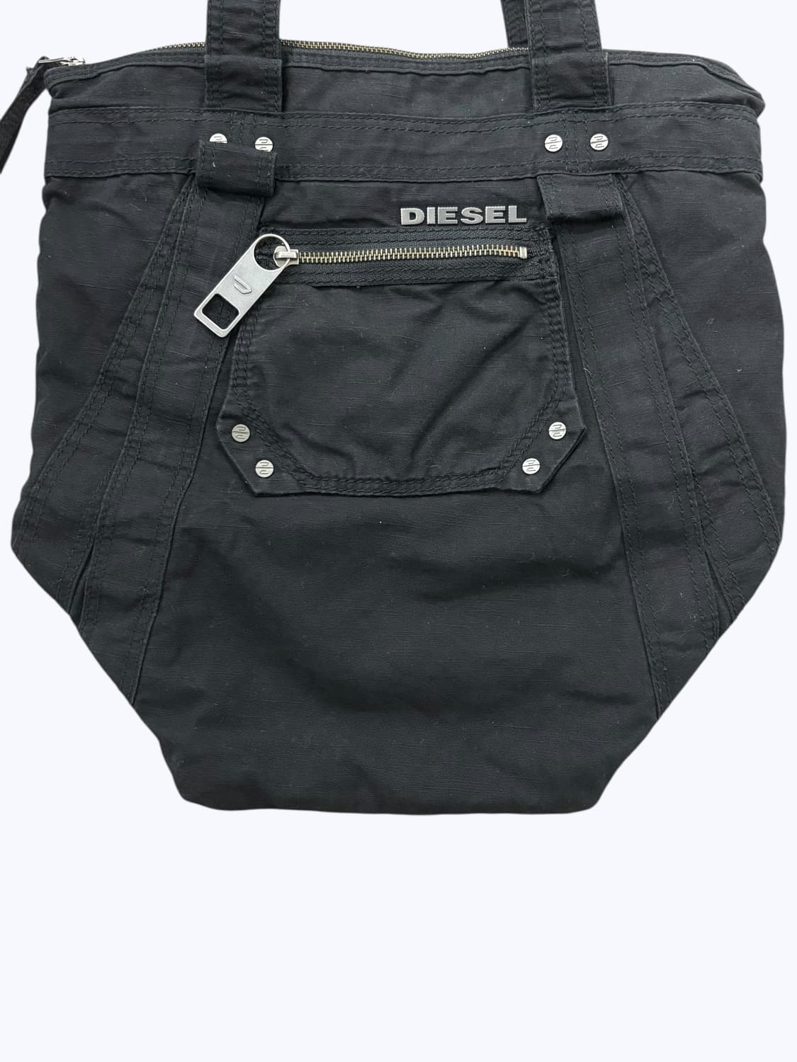 DIESEL cotton tote bag black  상품이미지4