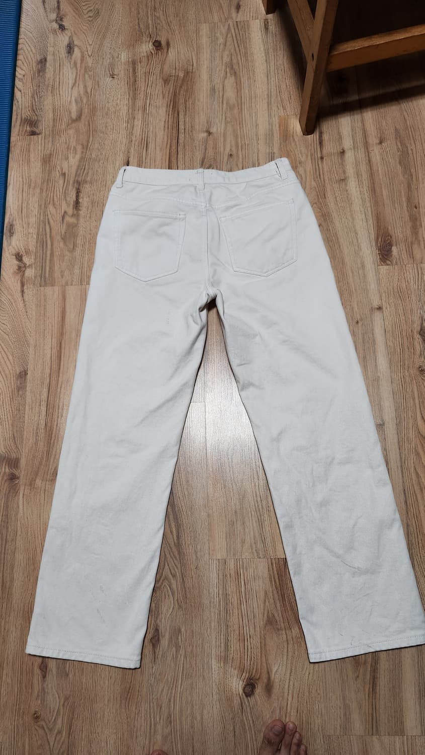 [32] 무신사 스탠다드 스트레이트 데님팬츠 크림진 청바지 면바지 치노 상품이미지7