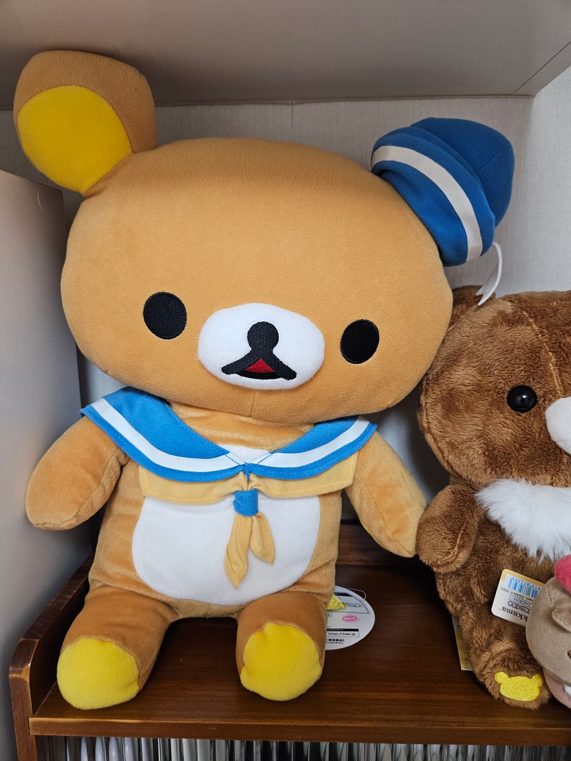 정품 2007년 고전 리락쿠마 세일러복 봉제인형 대형 XL 상품이미지1