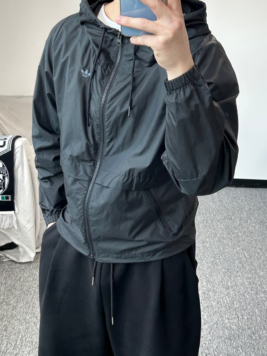 아디다스 블랙 파이어버드 바람막이 상품이미지10