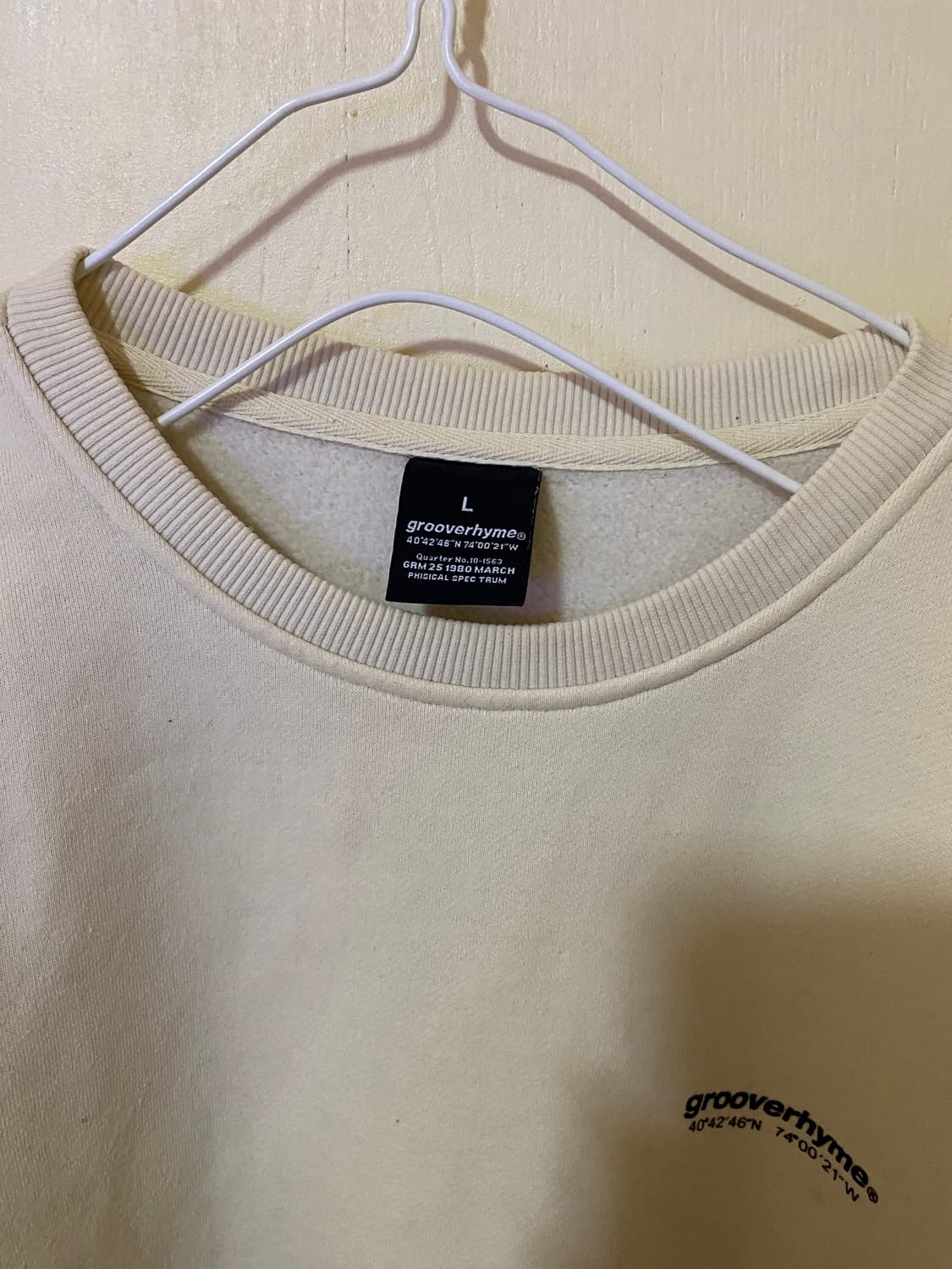 grooverhyme® 맨투맨(기모) 상품이미지3