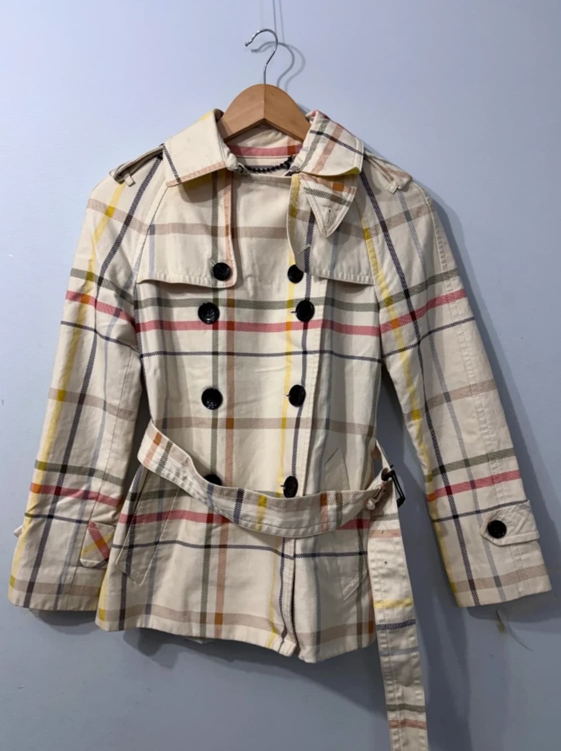 코치 여성 체크 트렌치 코트 ~55 상품이미지1