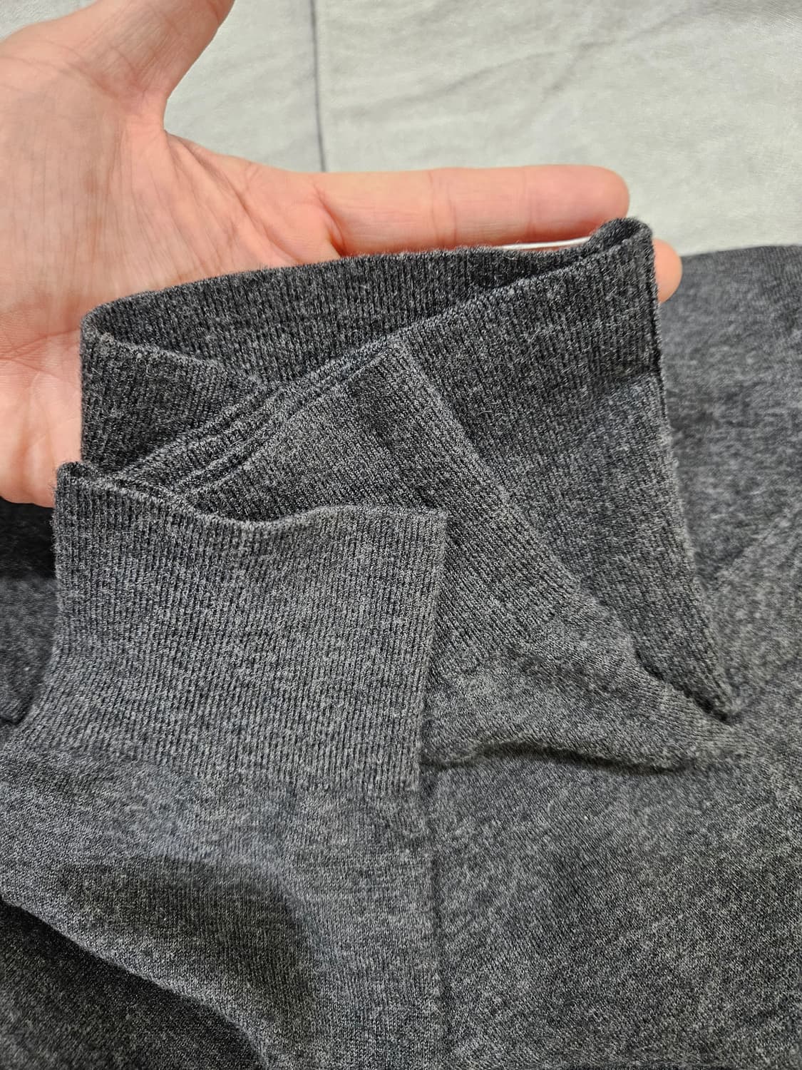 [2] 보디캐시미어 터틀넥 그레이 상품이미지2