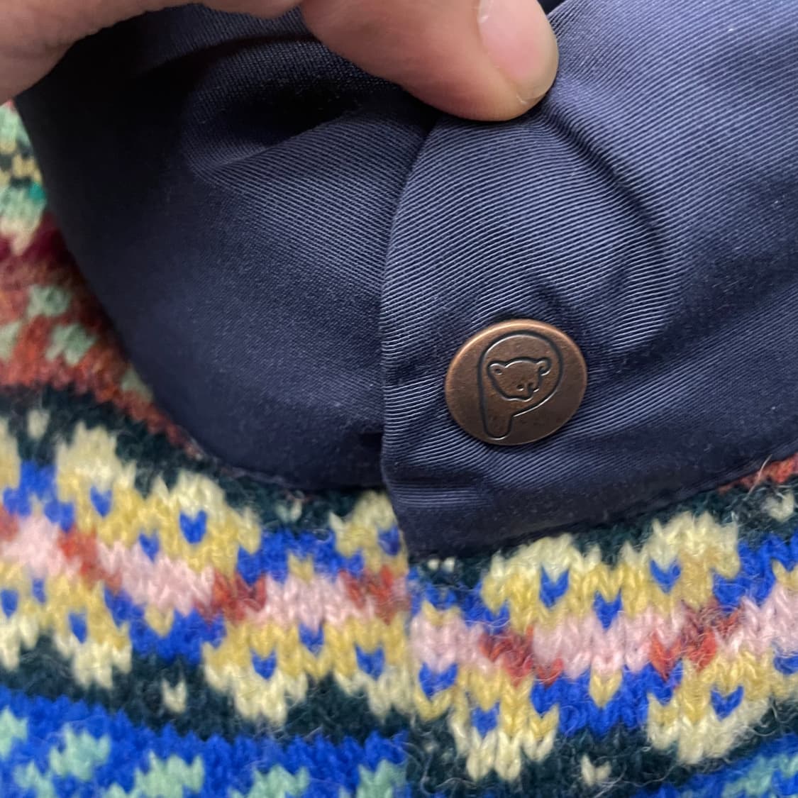 펜필드X제이미슨 페어 아일 울 다운 조끼 패딩 상품이미지6