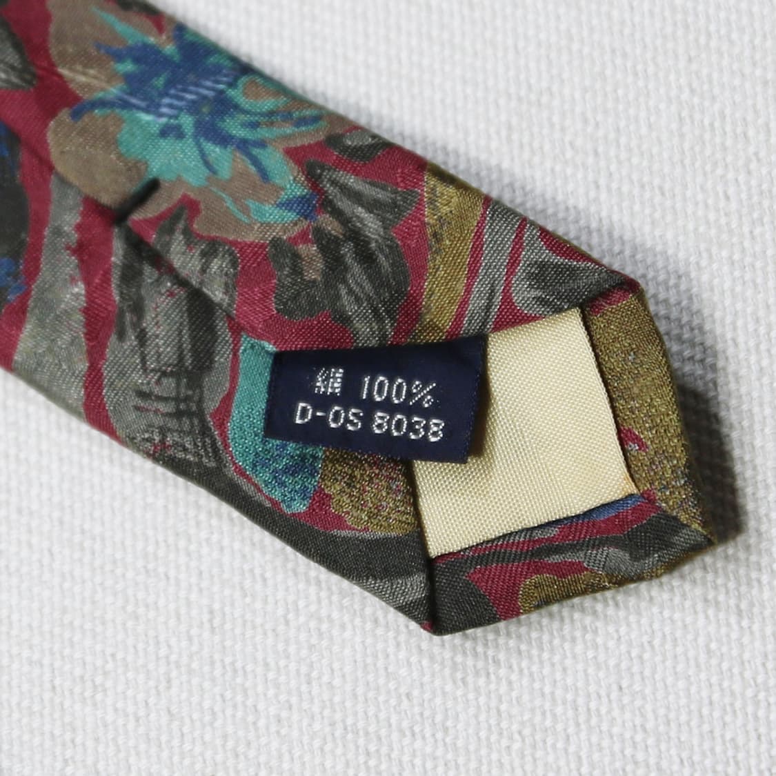 HARDY AMIES 실크 패턴 넥타이 상품이미지5