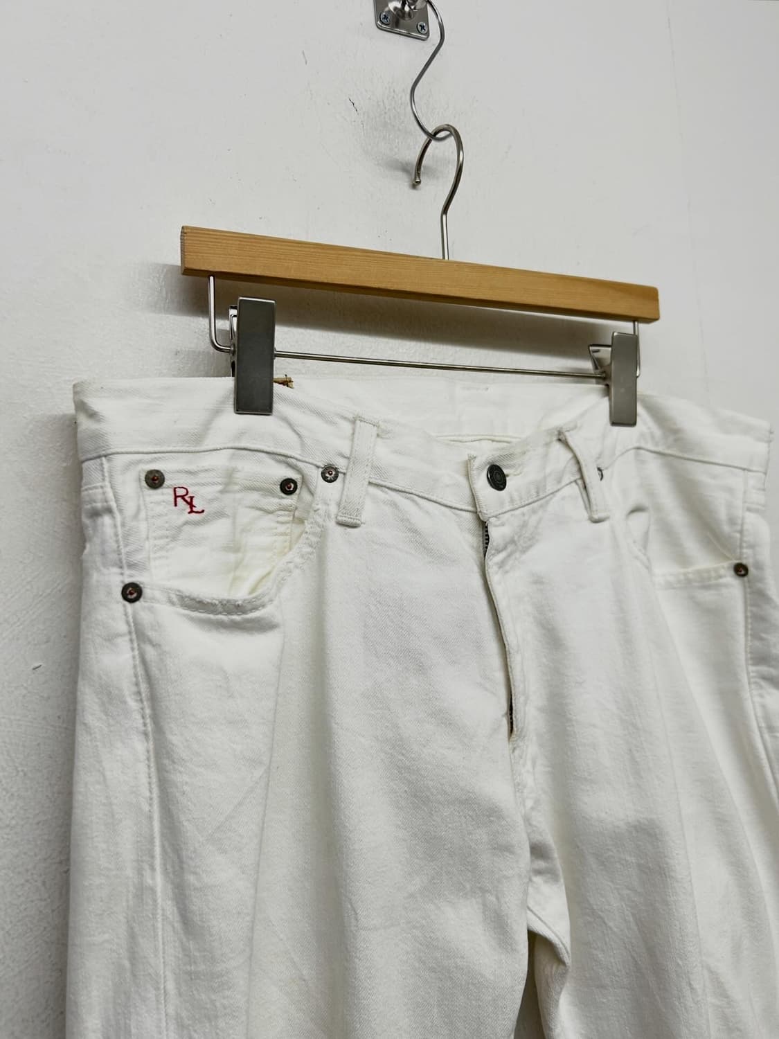 폴로 랄프로렌 화이트 데님 팬츠 상품이미지2