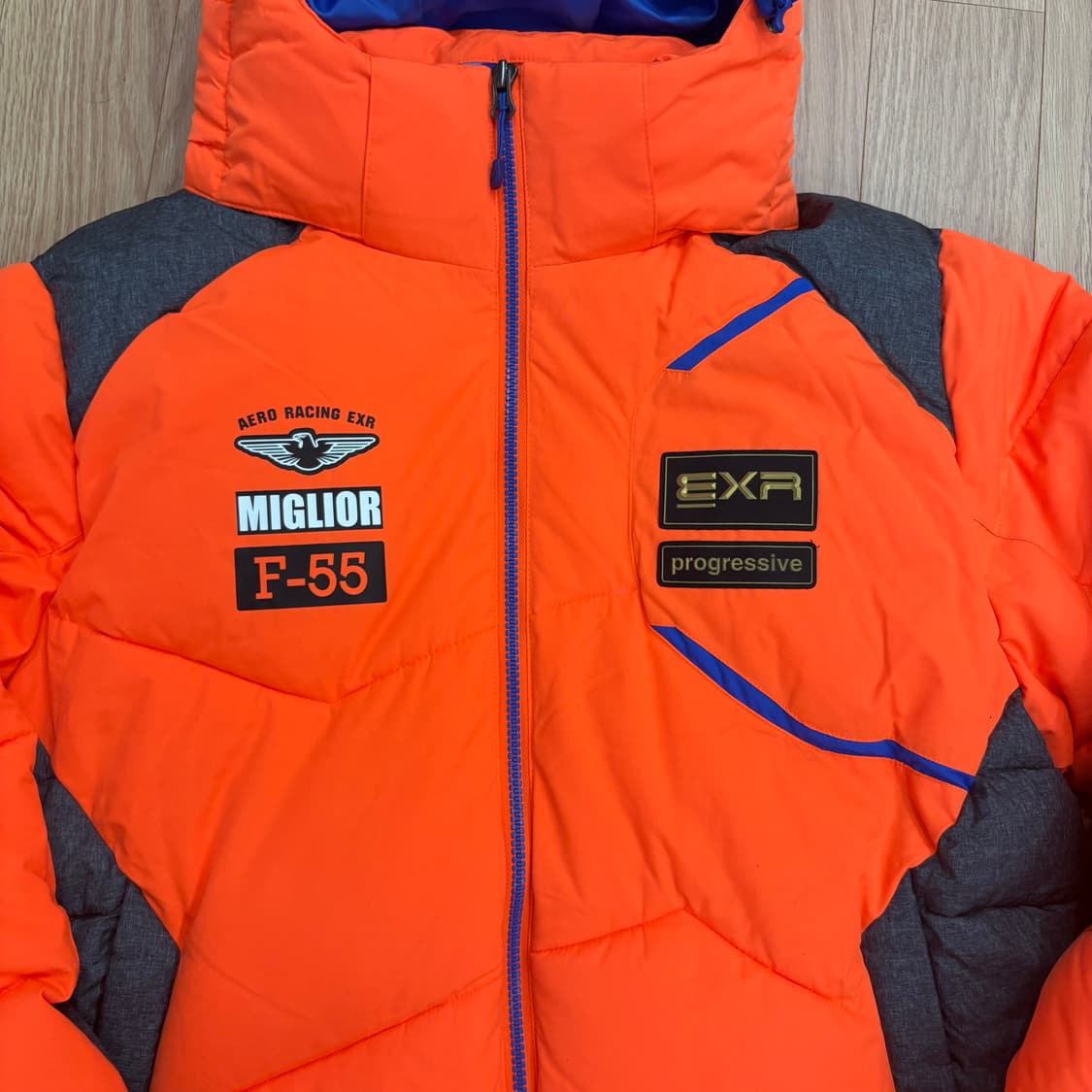 EXR 아동 패딩 160 오렌지 상품이미지2