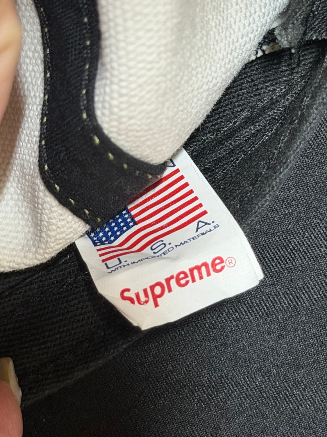 슈프림 피그먼트 캔버스 로고볼캡 올리브 23SS 상품이미지5