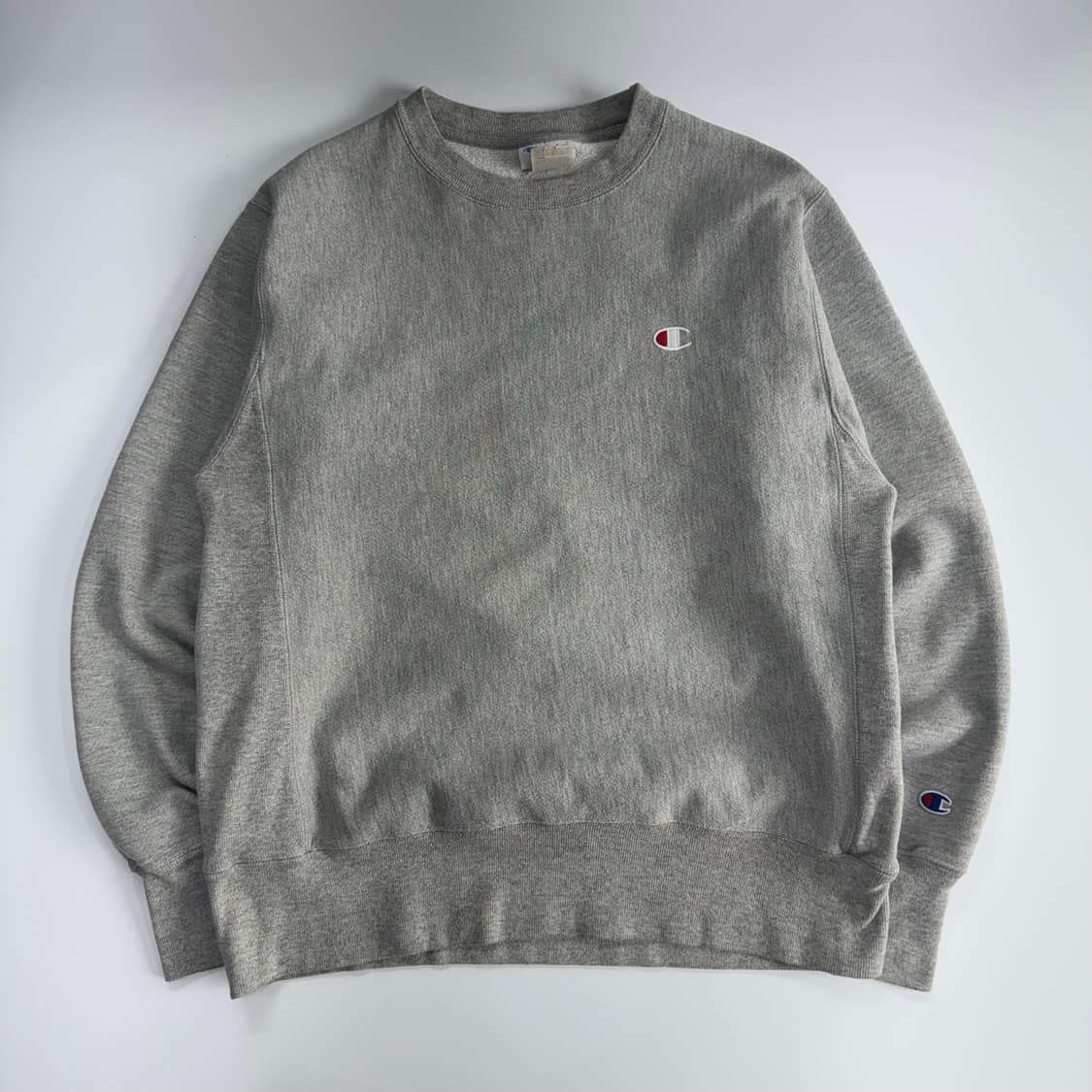 Champion 챔피온 스몰 로고 그레이 맨투맨 상품이미지3