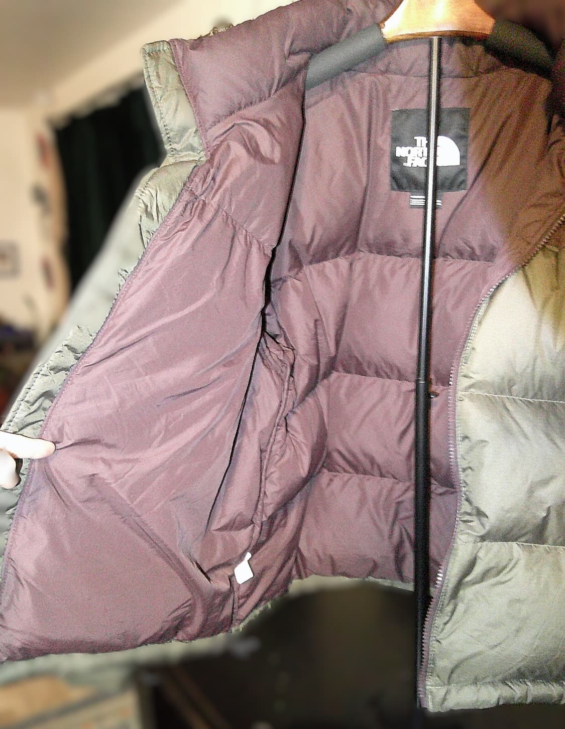 06FW 노스페이스 눕시 700 패딩 카키 상품이미지5