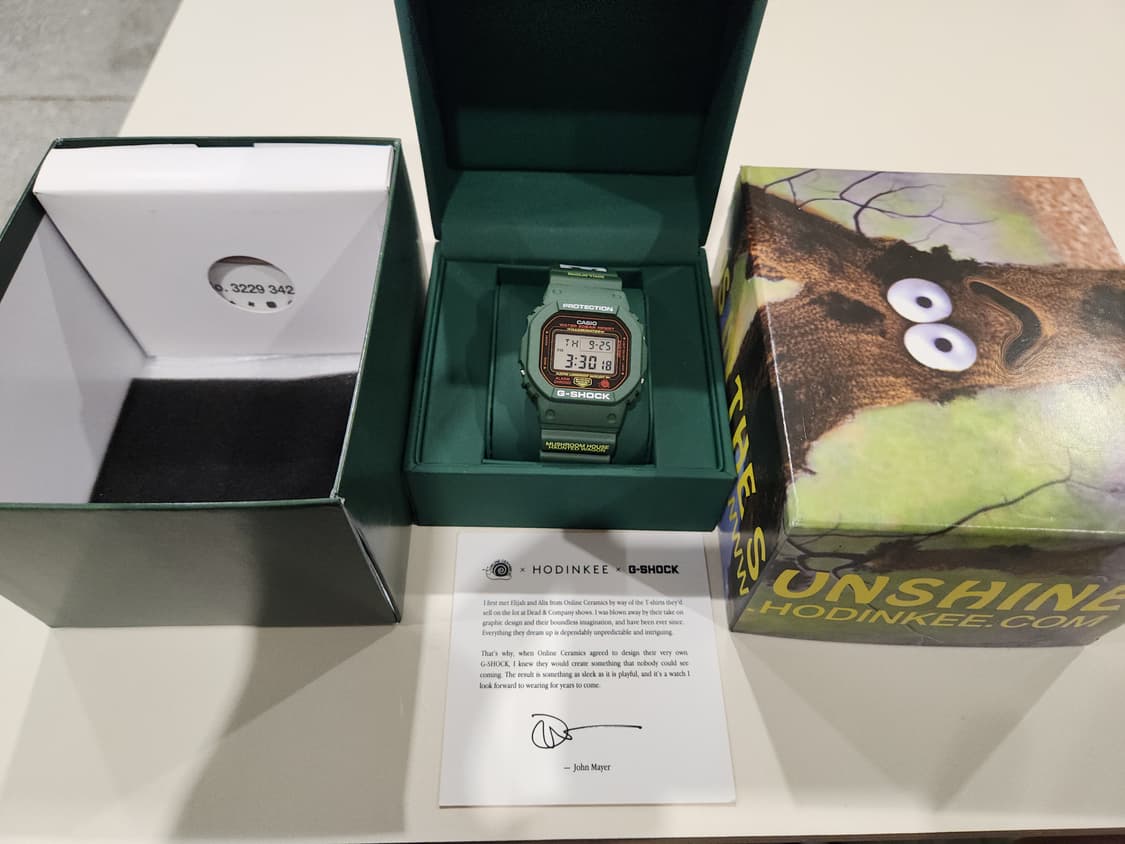 G-SHOCK X Hodinkee 온라인 세라믹 시계 풀박스 상품이미지1