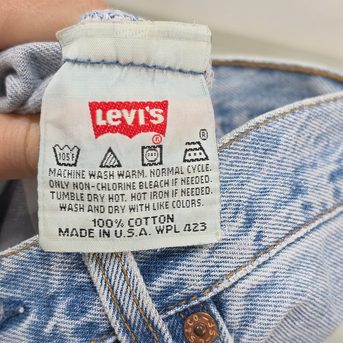 90s 미국 리바이스 501-0193 빈티지 데님팬츠- 29정도 상품이미지9