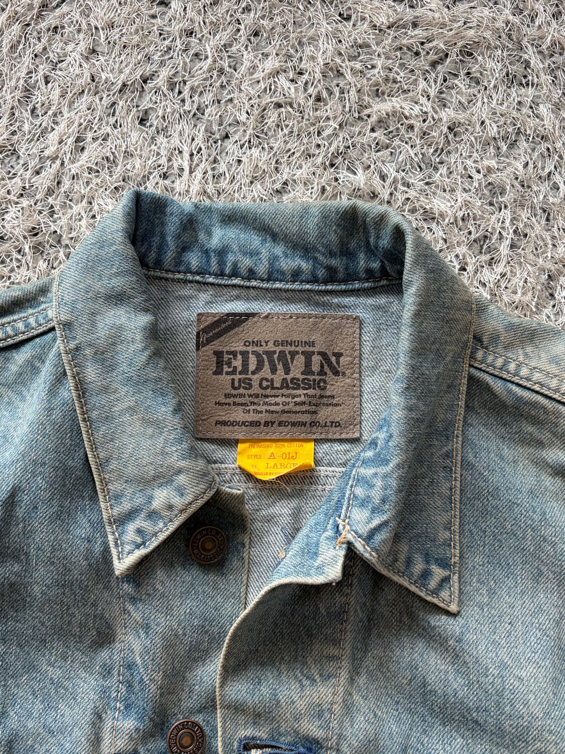 Edwin 데님 자켓 (L) 상품이미지2