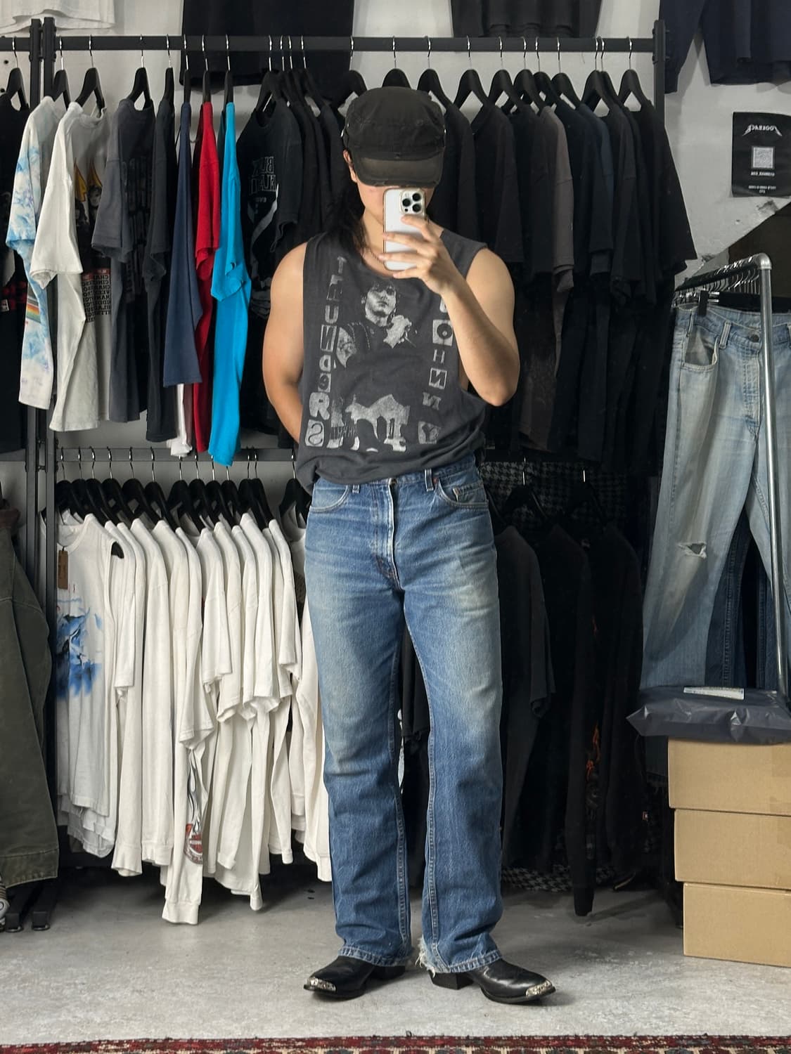90's USA Made 빈티지 리바이스 517 부츠컷 상품이미지2