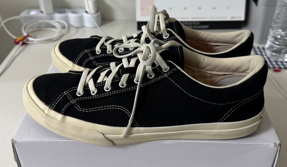 캐치볼 스니커즈 블랙 상품이미지3