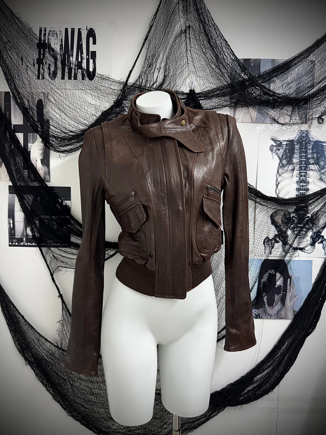 Real leather jacket 상품이미지8