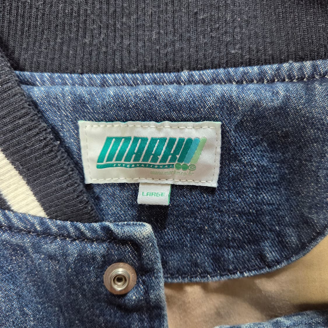 청 바시티 자켓 상품이미지3