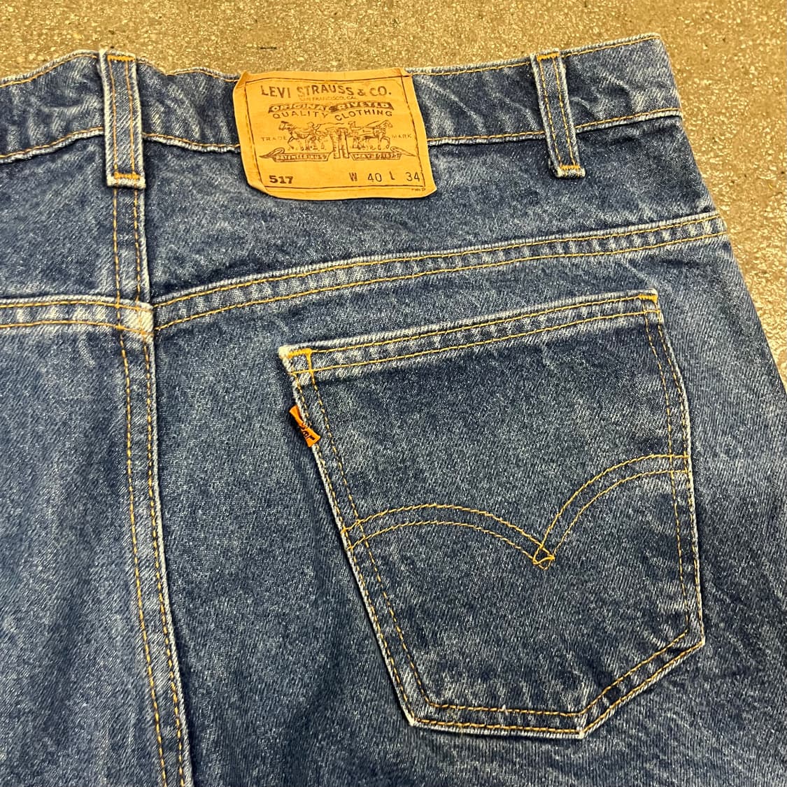 90s USA Levis517 오렌지탭 부츠컷 (38“) 상품이미지3