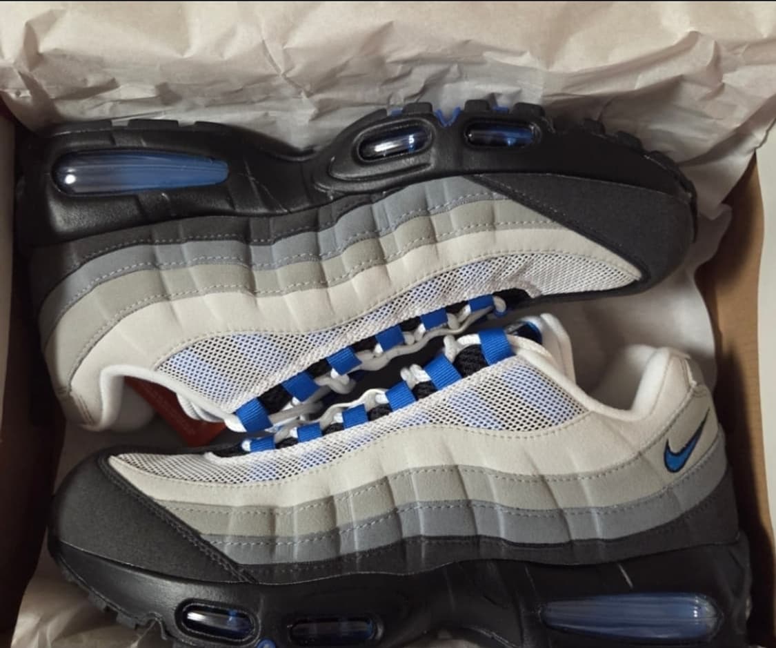 290 나이키 에어맥스 95 쿨 그레이 앤 블루 스파크 상품이미지2