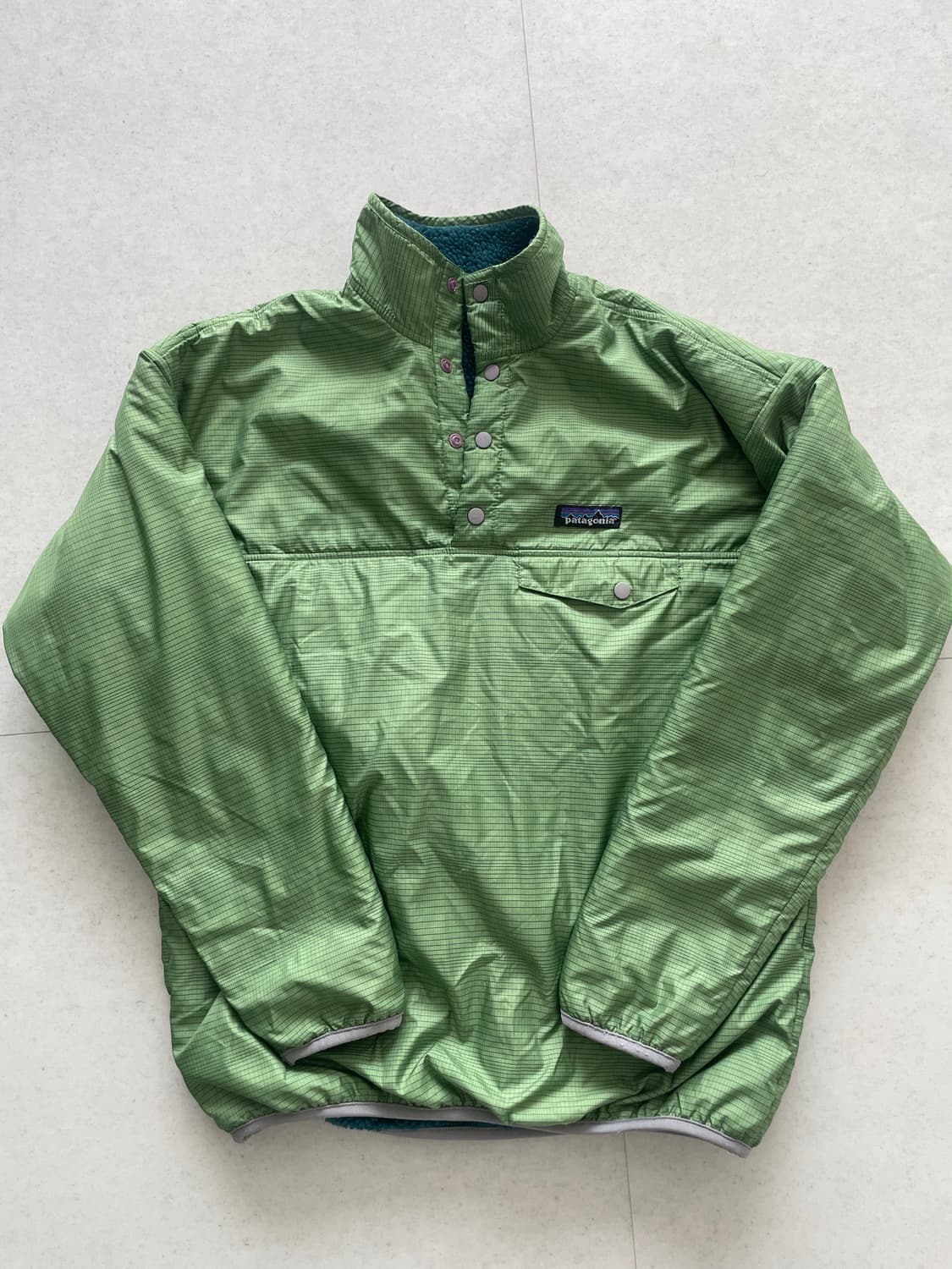 [S] 파타고니아 빈티지 글리세이드 스냅티 신칠라 그린/청록 상품이미지3