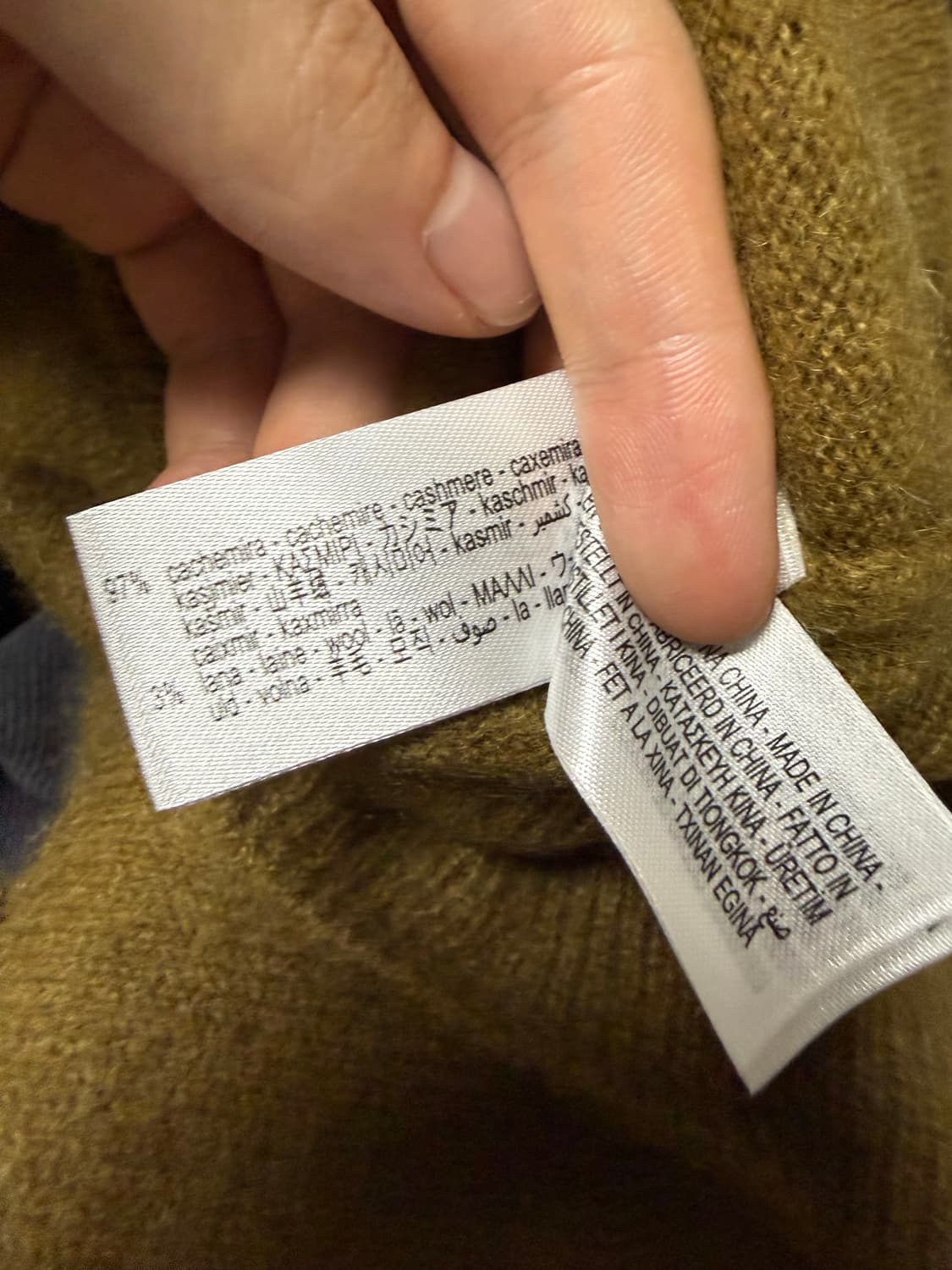 [새상품] 자라 캐시미어97% (울3%) 니트 상품이미지2