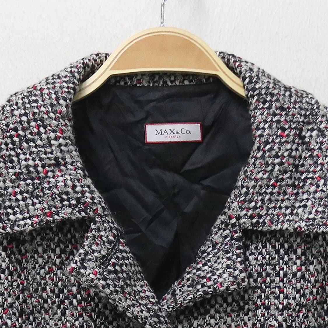 막스앤코  트위드 울 혼방 싱글 자켓 63133 상품이미지5