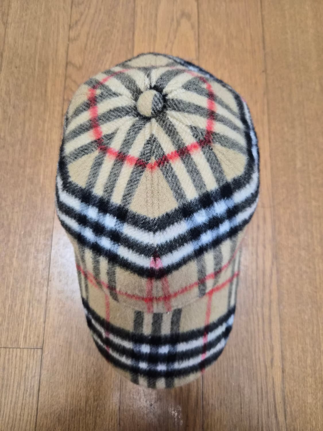 (정품) 버버리 체크 울 볼캡 M사이즈 (명품 남자 여자 모자) 상품이미지3