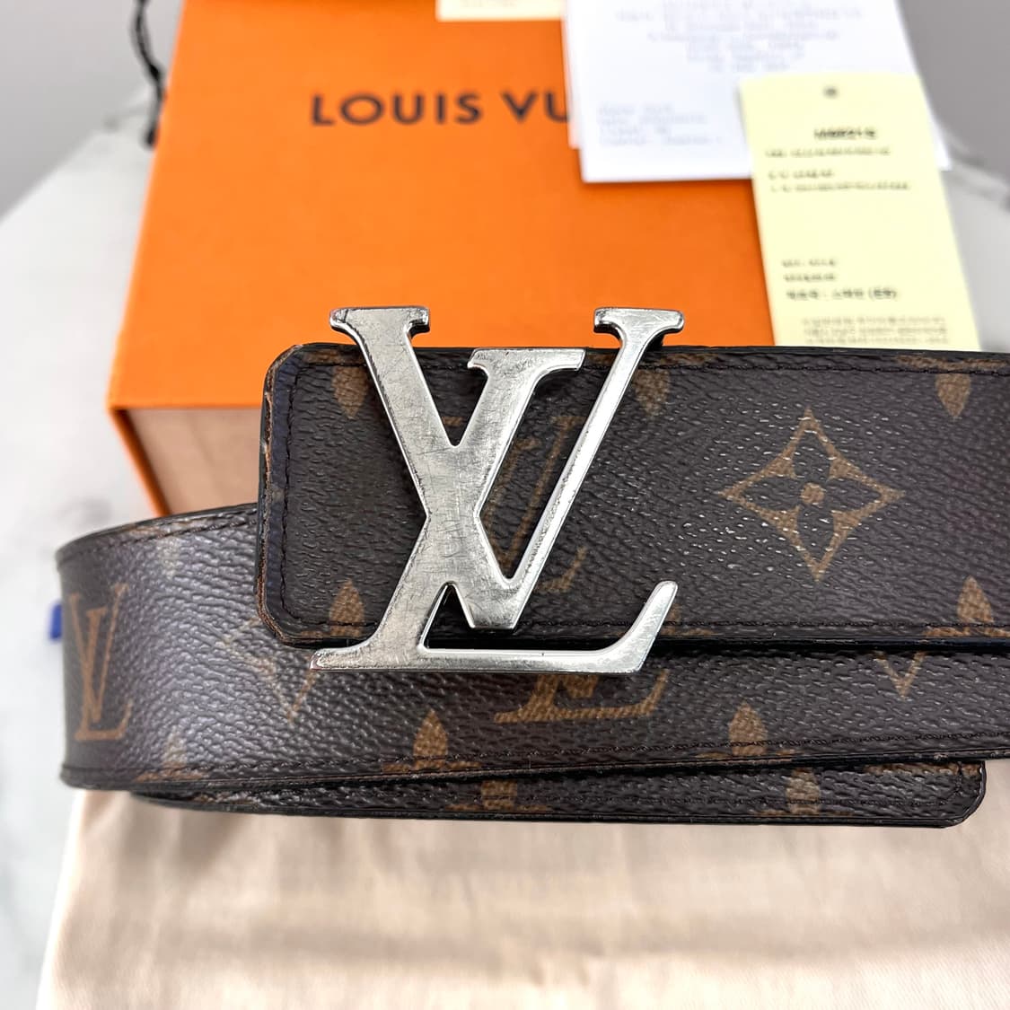 [A급/정품] 루이비통 LV 이니셜 리버서블 모노그램 벨트 상품이미지2