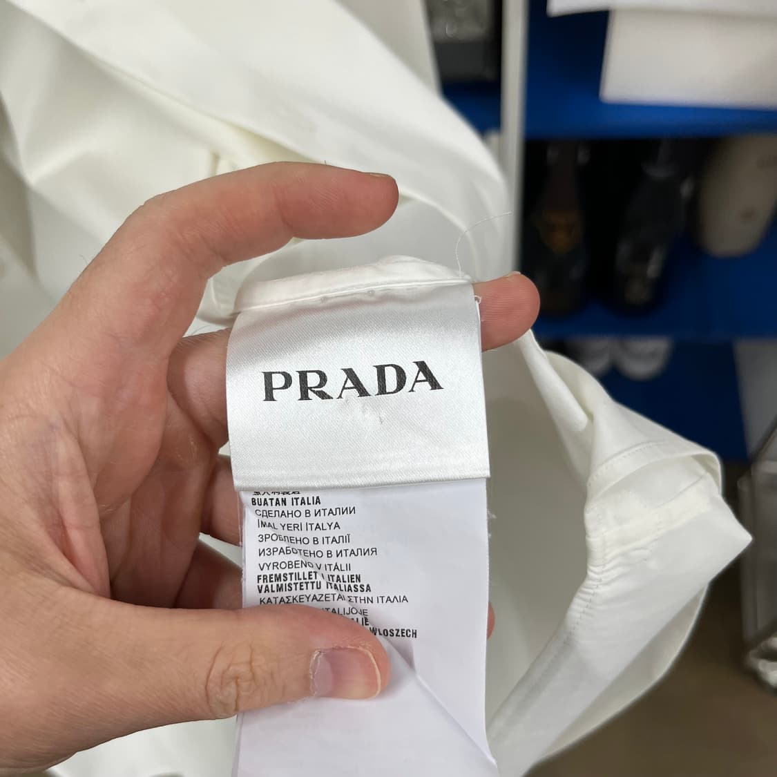 프라다 드레스 셔츠 42(16.5) 상품이미지4
