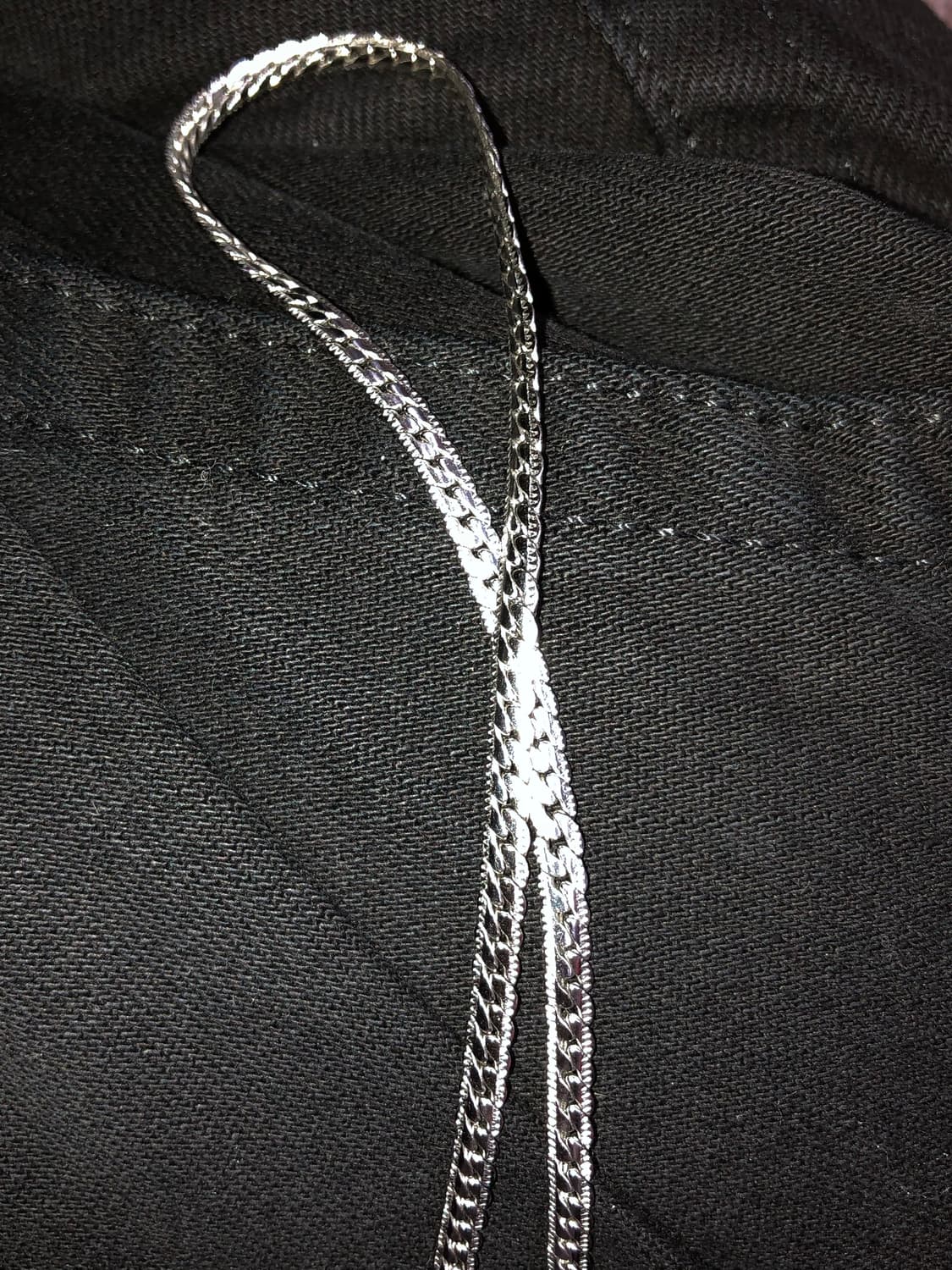 silver necklace (surgical steel)  상품이미지4