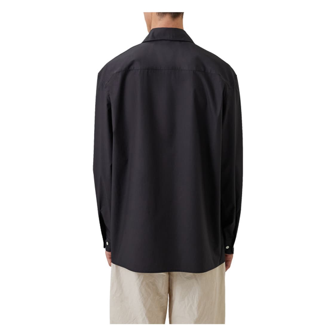 르메르 23ss 트위스트 셔츠 블랙 48 상품이미지3