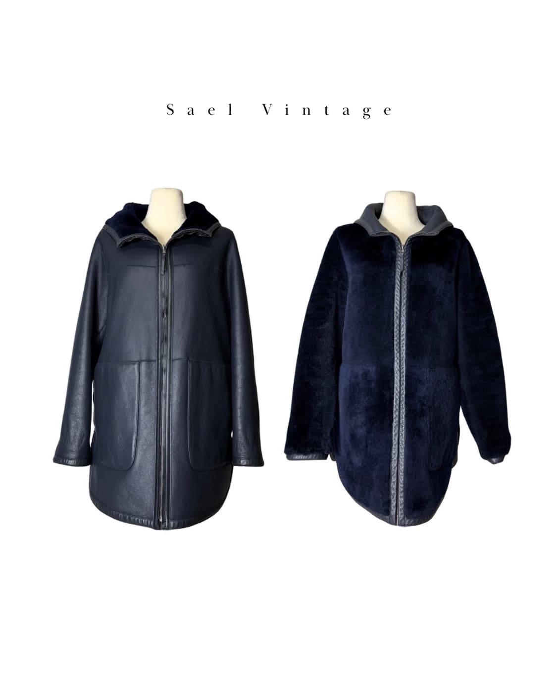 닥스 17FW 리버시블 천연 양가죽 무스탕 자켓 상품이미지2