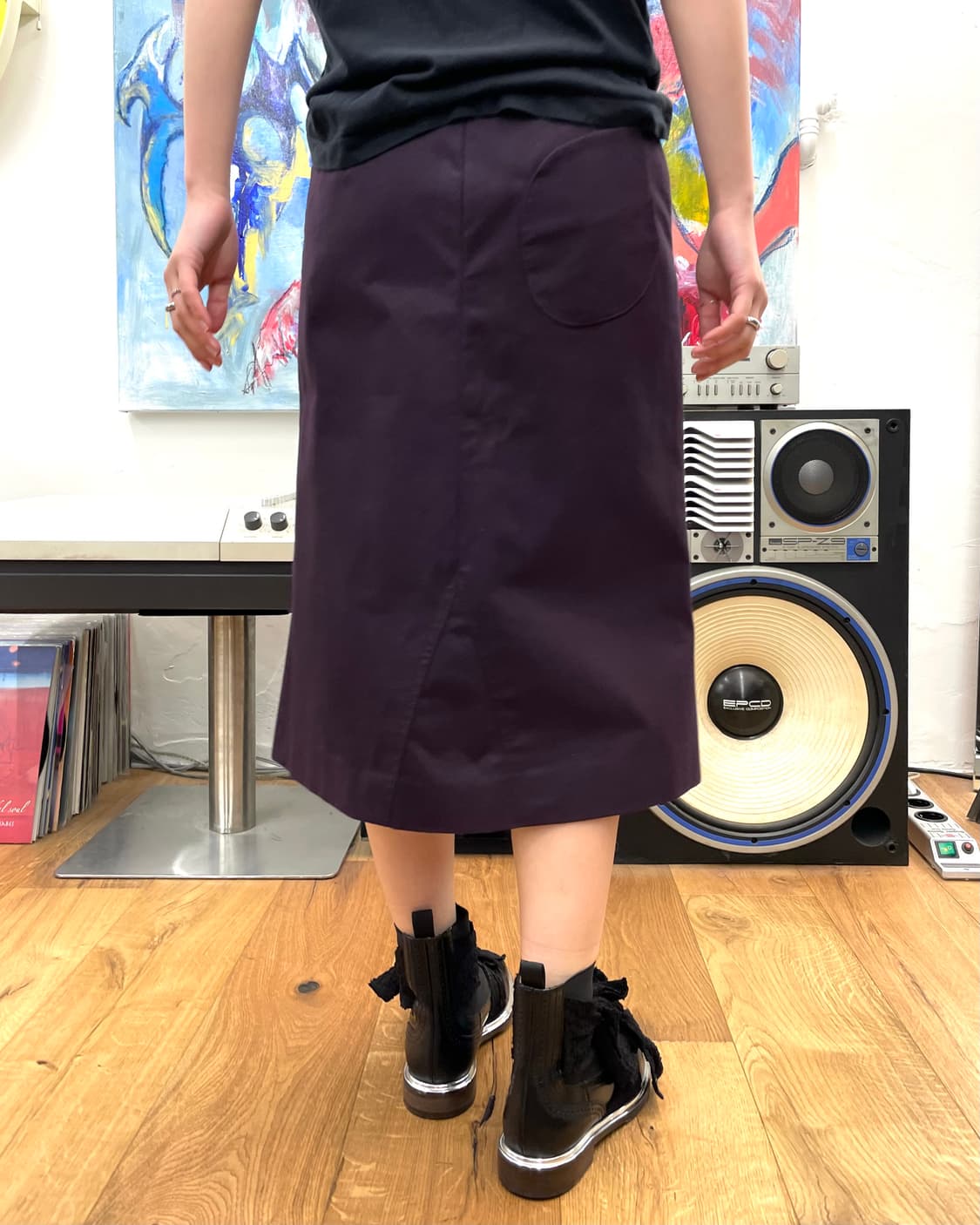 [42] MARNI 마르니 코튼 미디 스커트 상품이미지2