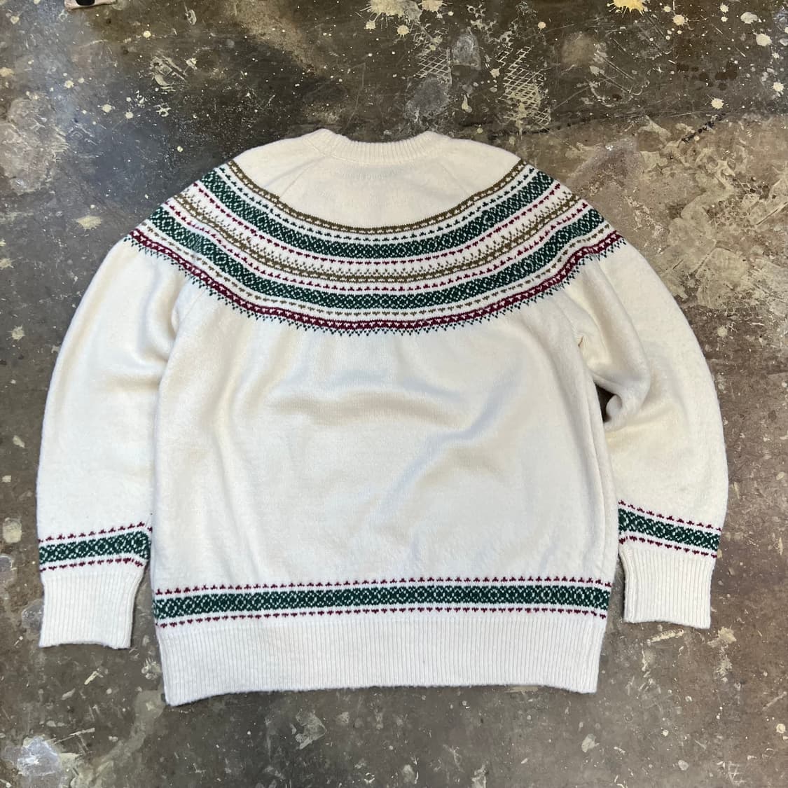 F) 앳코너 페어아일 패턴 니트 스웨터 노르딕 스웨터 상품이미지4