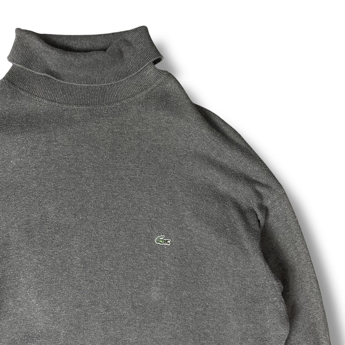 라코스테 미니로고 그레이 모크넥 니트 상품이미지3