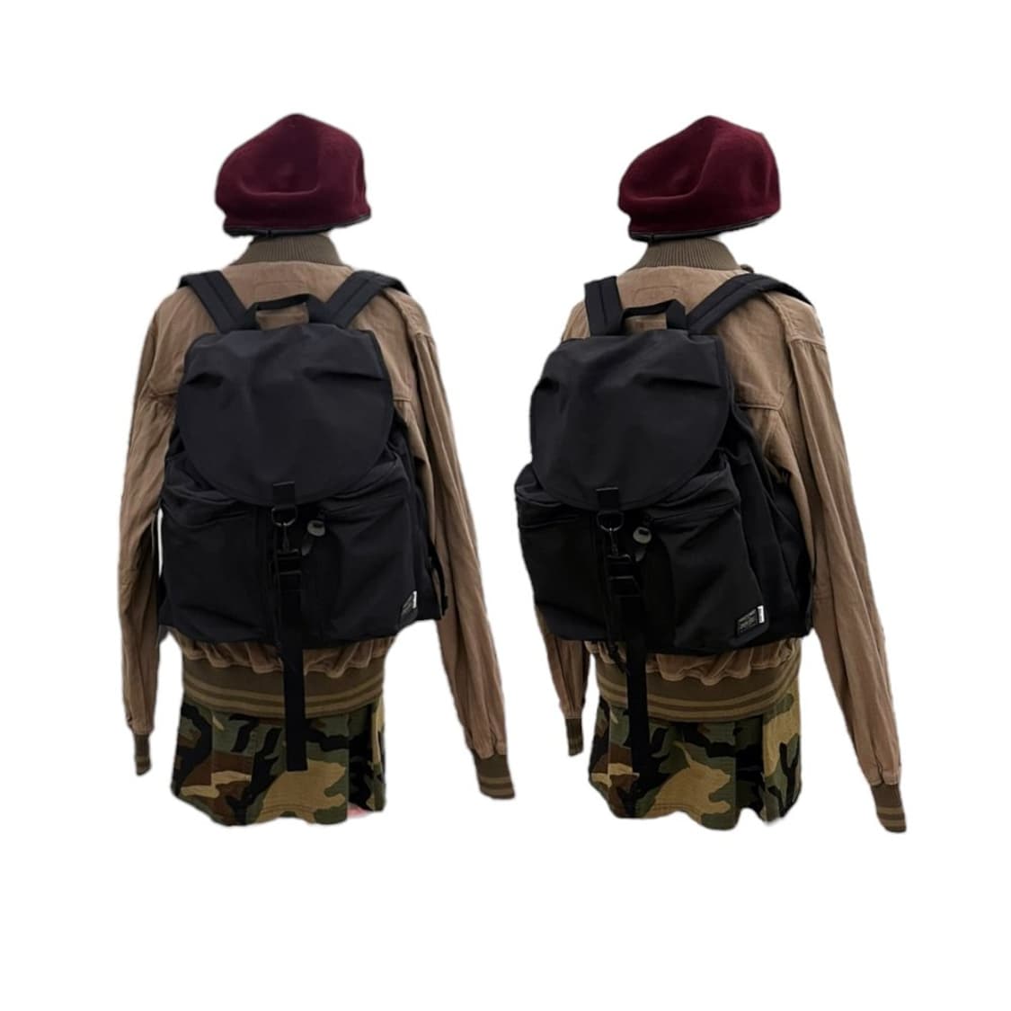 포터 x 캡틴선샤인 트레일팩 백팩 블랙 상품이미지10