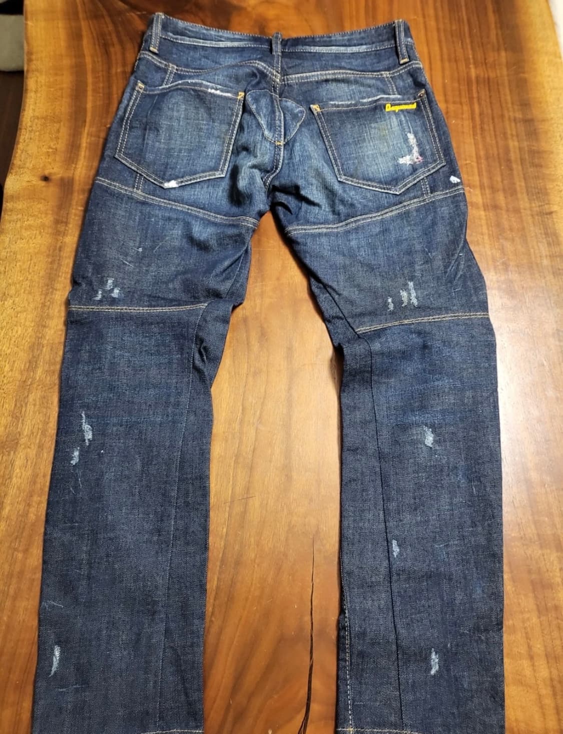 디스퀘어드2 루키 3 레더 패치 데님 46 상품이미지3