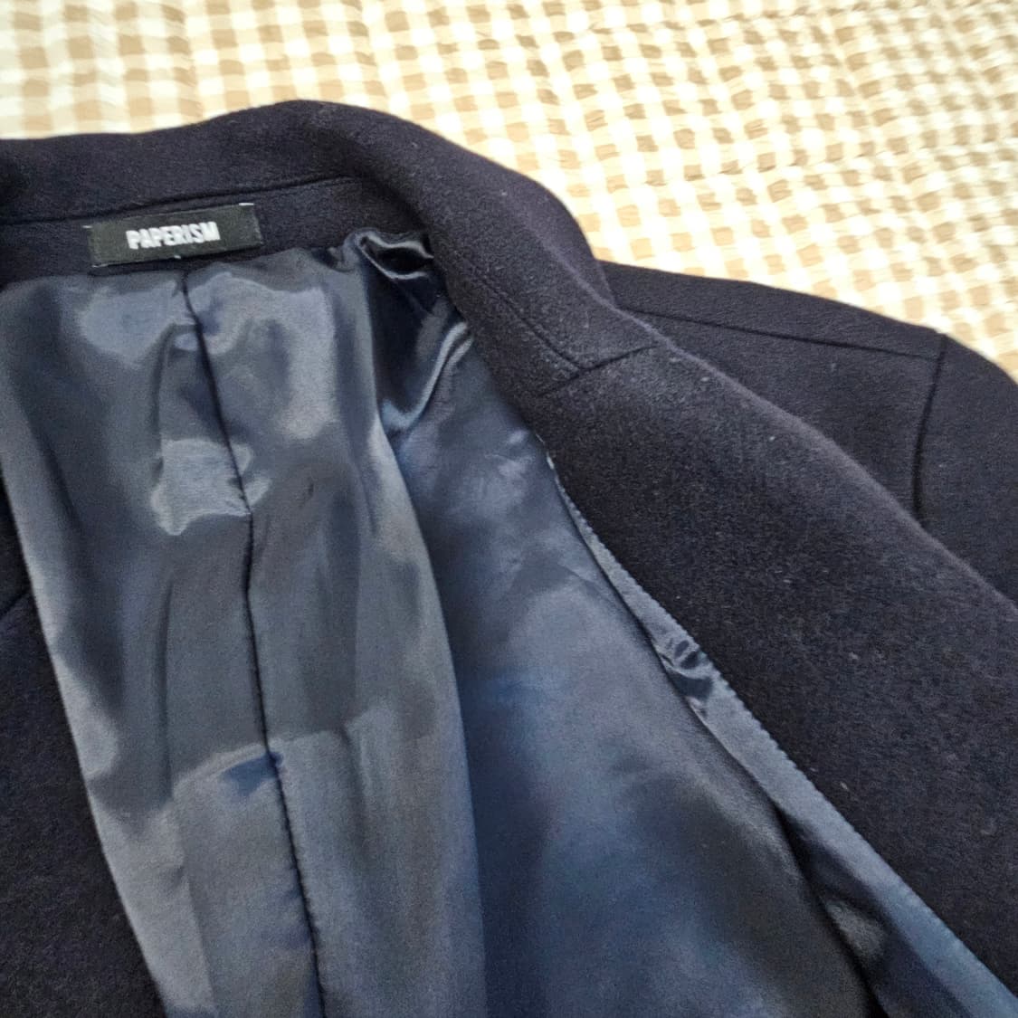 페이퍼리즘 추동 울 코트 자켓 남자100 상품이미지7