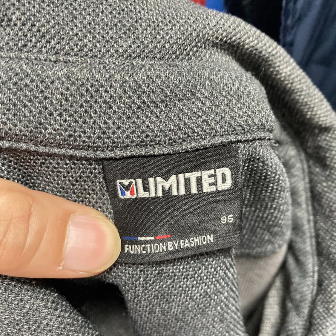 엠리밋 남성카라긴팔티셔츠 그레이 95  상품이미지4