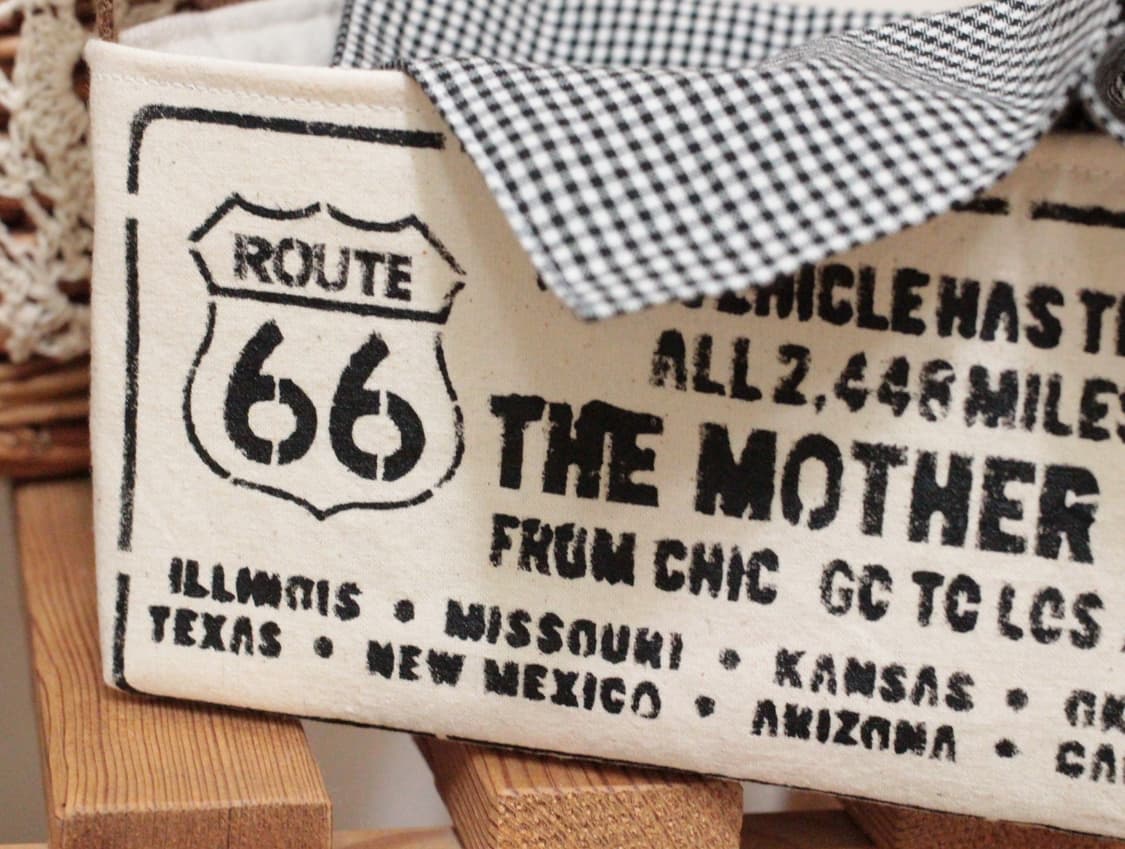 핸드메이드 광목 패브릭 바구니 상품이미지6