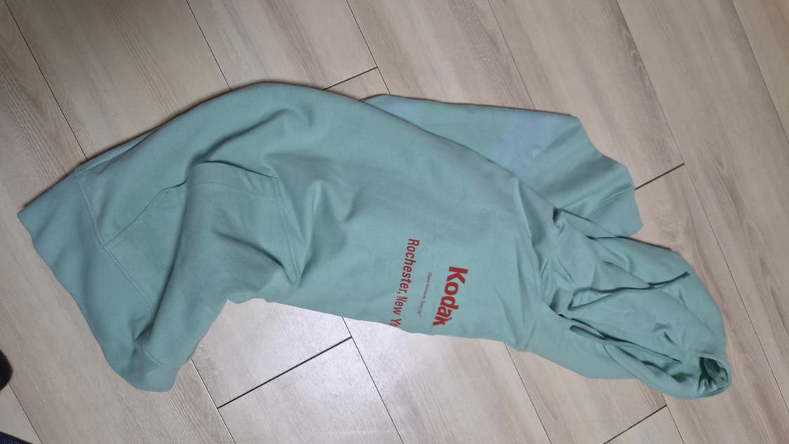 Kodak 민트색 후드티 M사이즈 상품이미지1