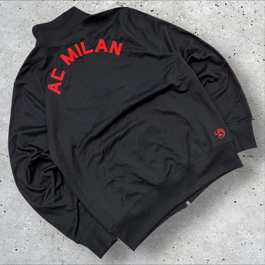 [110] 08-09s 아디다스 AC밀란 트랙탑 블랙/레드 B750 상품이미지2